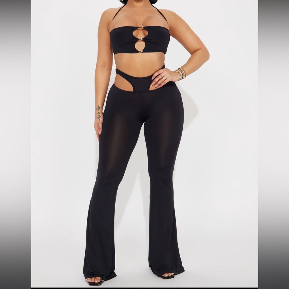FN TWO PIECE BLACK SET SIZE MEDIUM